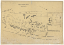 215027 Situatie van de gebouwen van het Stads- en Academisch Ziekenhuis (Catharijnesingel 15) en de Rijksklinieken ...